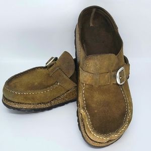 Birkenstock Buckley Slip-On Clogs Tan Brown Size 9/40